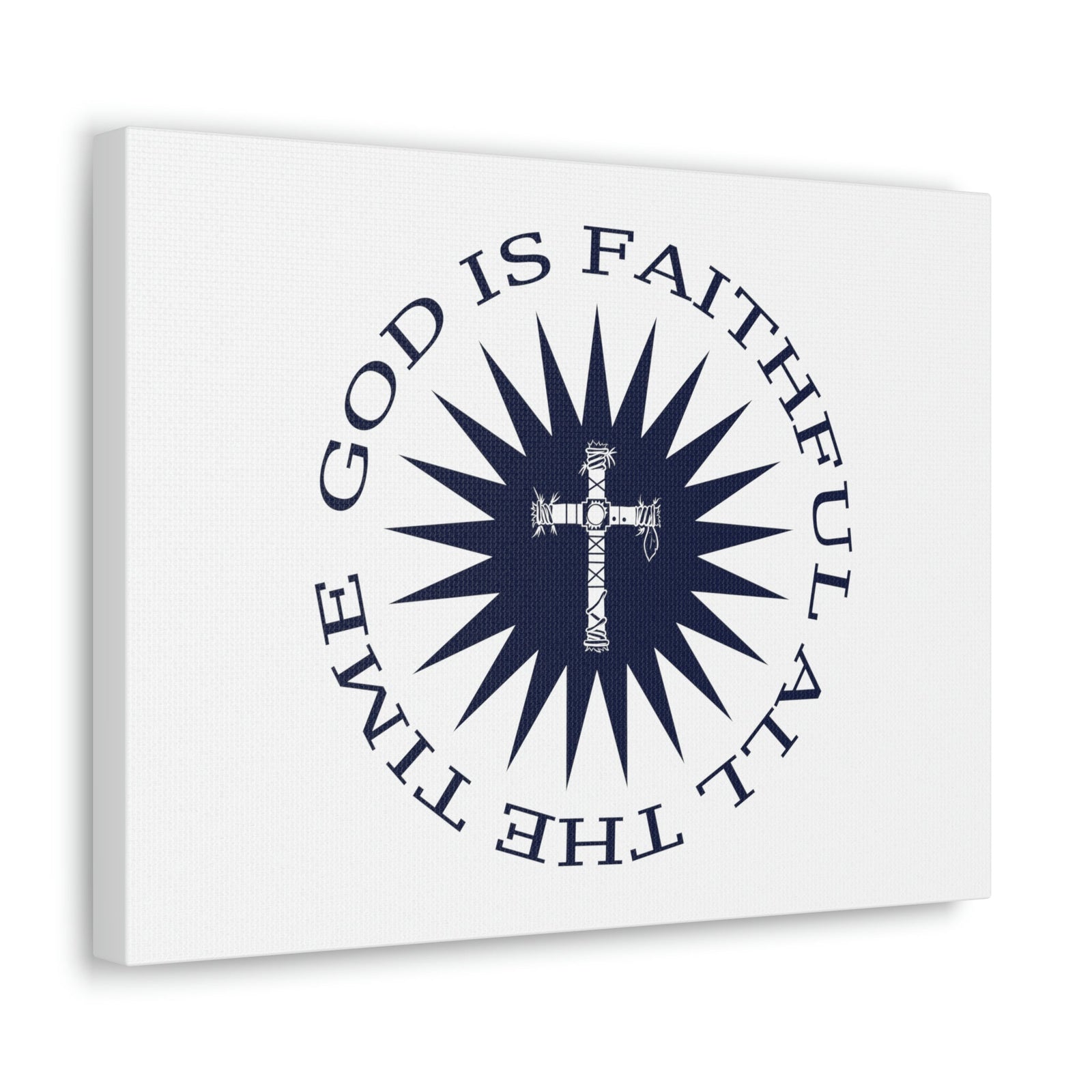 Scripture Walls God Is Faithful All The Time 1 John 1:9 Circled Christian Wall Art Bible Verse Print Ready to Hang Unframed-Express Your Love Gifts