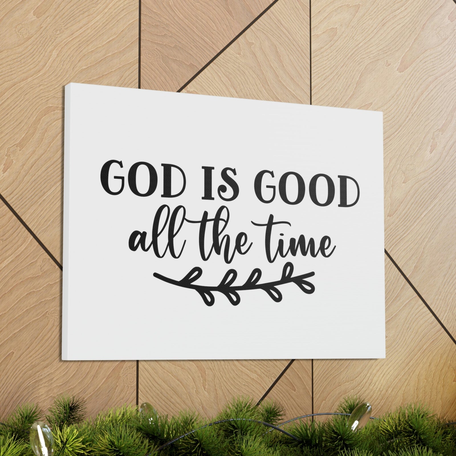 Scripture Walls God Is Good All The Time Psalm 100:5 Branch Christian Wall Art Bible Verse Print Ready to Hang Unframed-Express Your Love Gifts