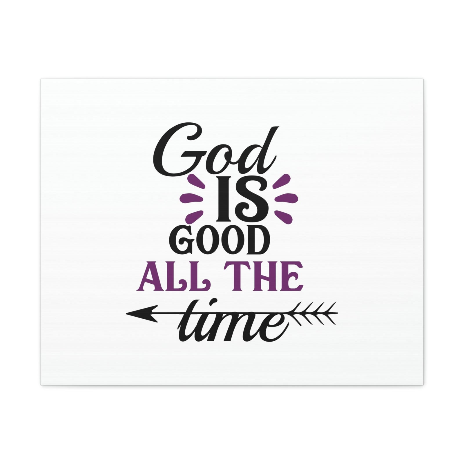 Scripture Walls God Is Good All The Time Psalm 100:5 Christian Wall Art Bible Verse Print Ready to Hang Unframed-Express Your Love Gifts