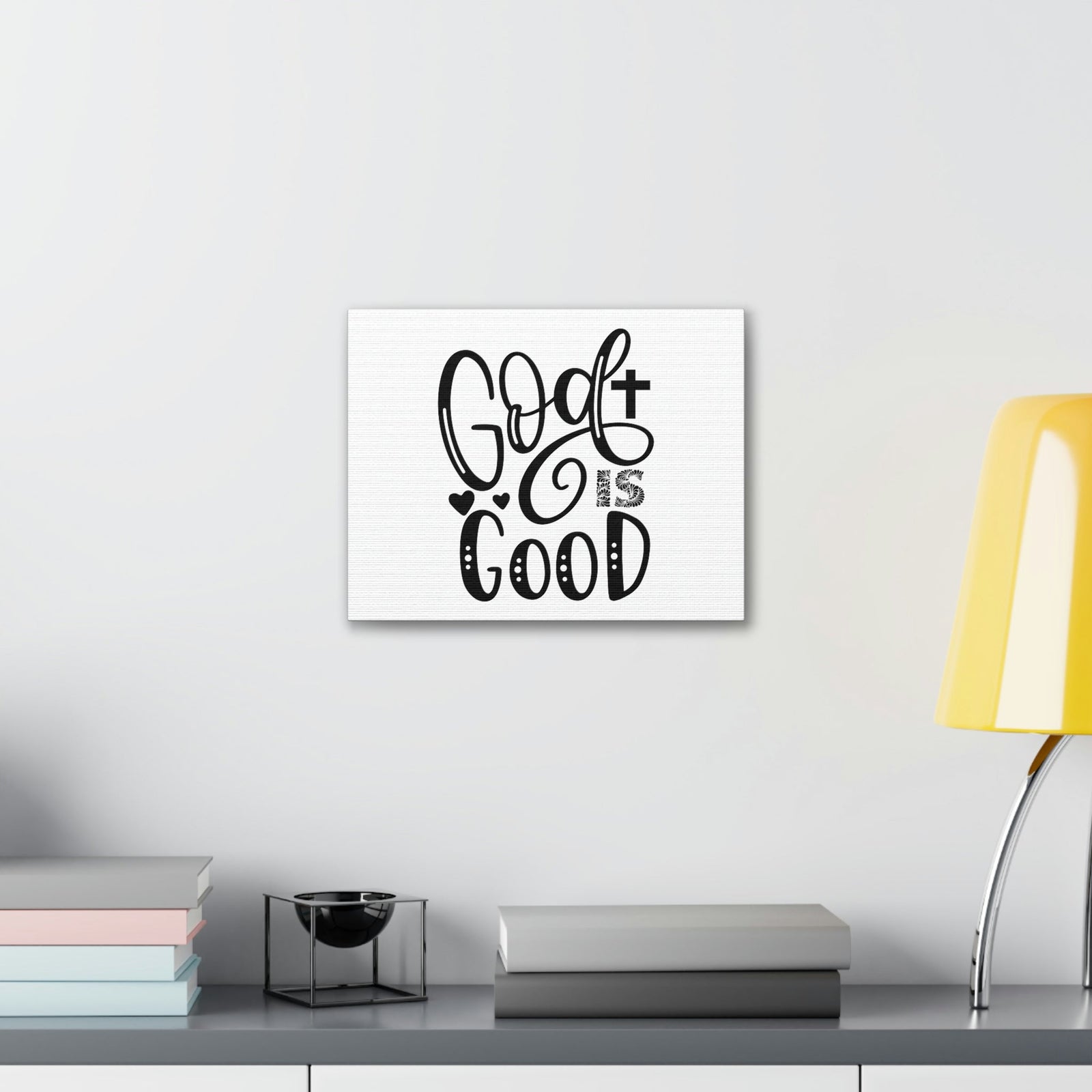 Scripture Walls God Is Good Psalm 103:8 Christian Wall Art Print Ready to Hang Unframed-Express Your Love Gifts