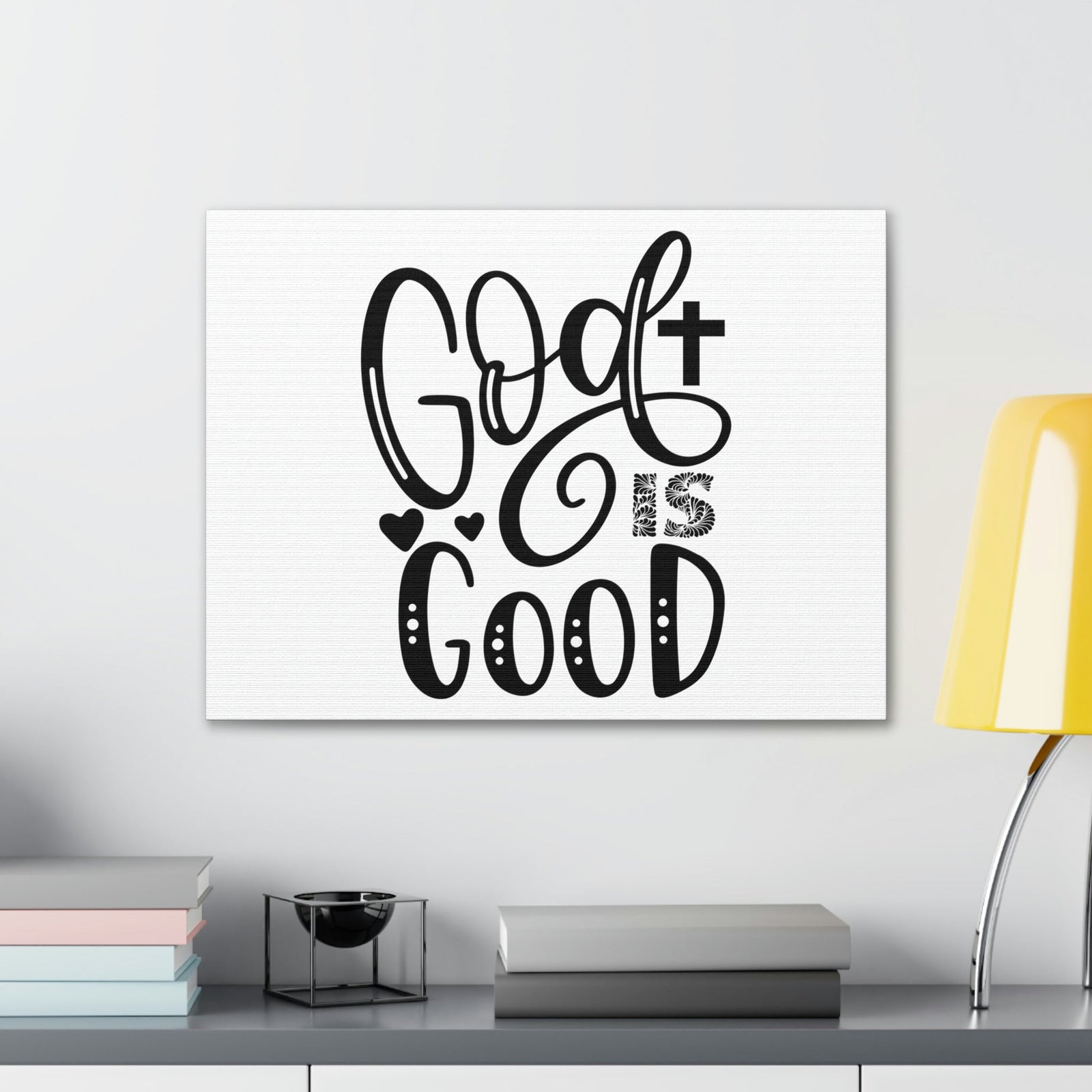 Scripture Walls God Is Good Psalm 103:8 Christian Wall Art Print Ready to Hang Unframed-Express Your Love Gifts