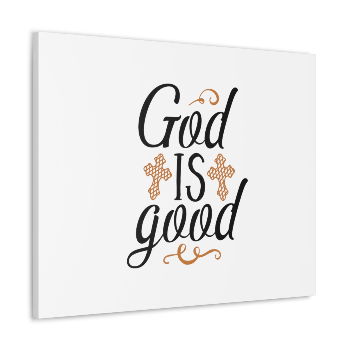 Scripture Walls God Is Good Psalm 103:8 Cross Christian Wall Art Bible Verse Print Ready to Hang Unframed-Express Your Love Gifts