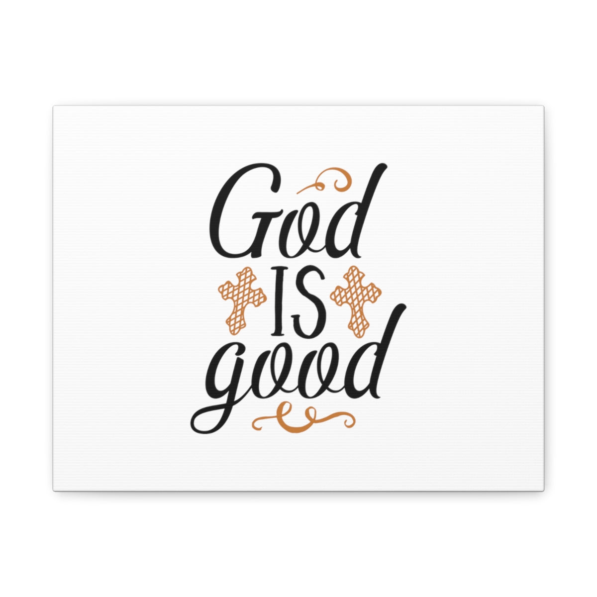 Scripture Walls God Is Good Psalm 103:8 Cross Christian Wall Art Bible Verse Print Ready to Hang Unframed-Express Your Love Gifts