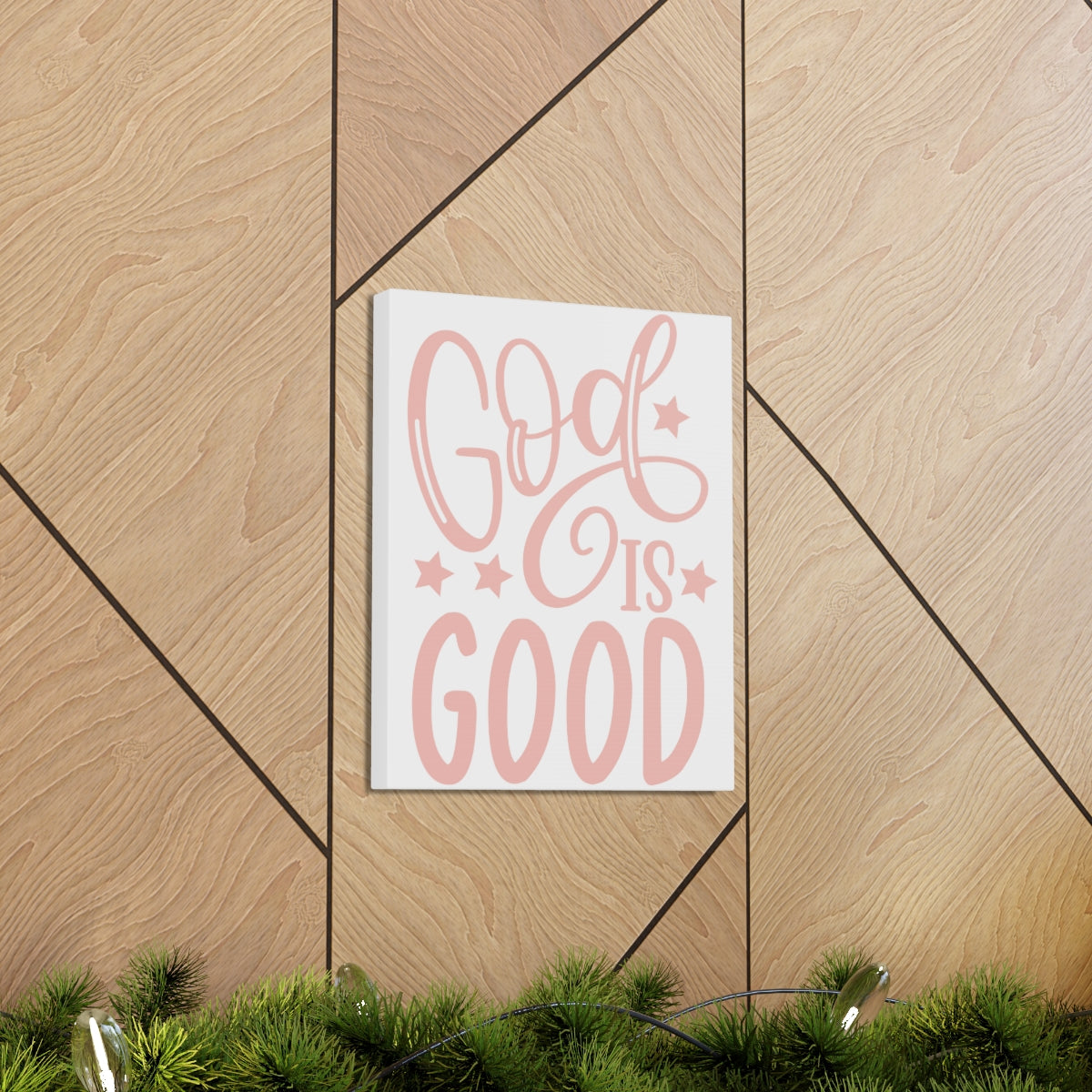 Scripture Walls God Is Good Psalm 107:1 Christian Wall Art Print Ready to Hang Unframed-Express Your Love Gifts