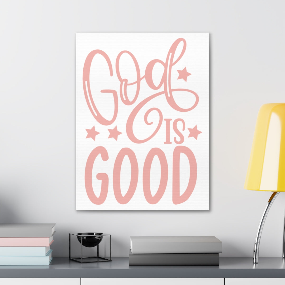Scripture Walls God Is Good Psalm 107:1 Christian Wall Art Print Ready to Hang Unframed-Express Your Love Gifts