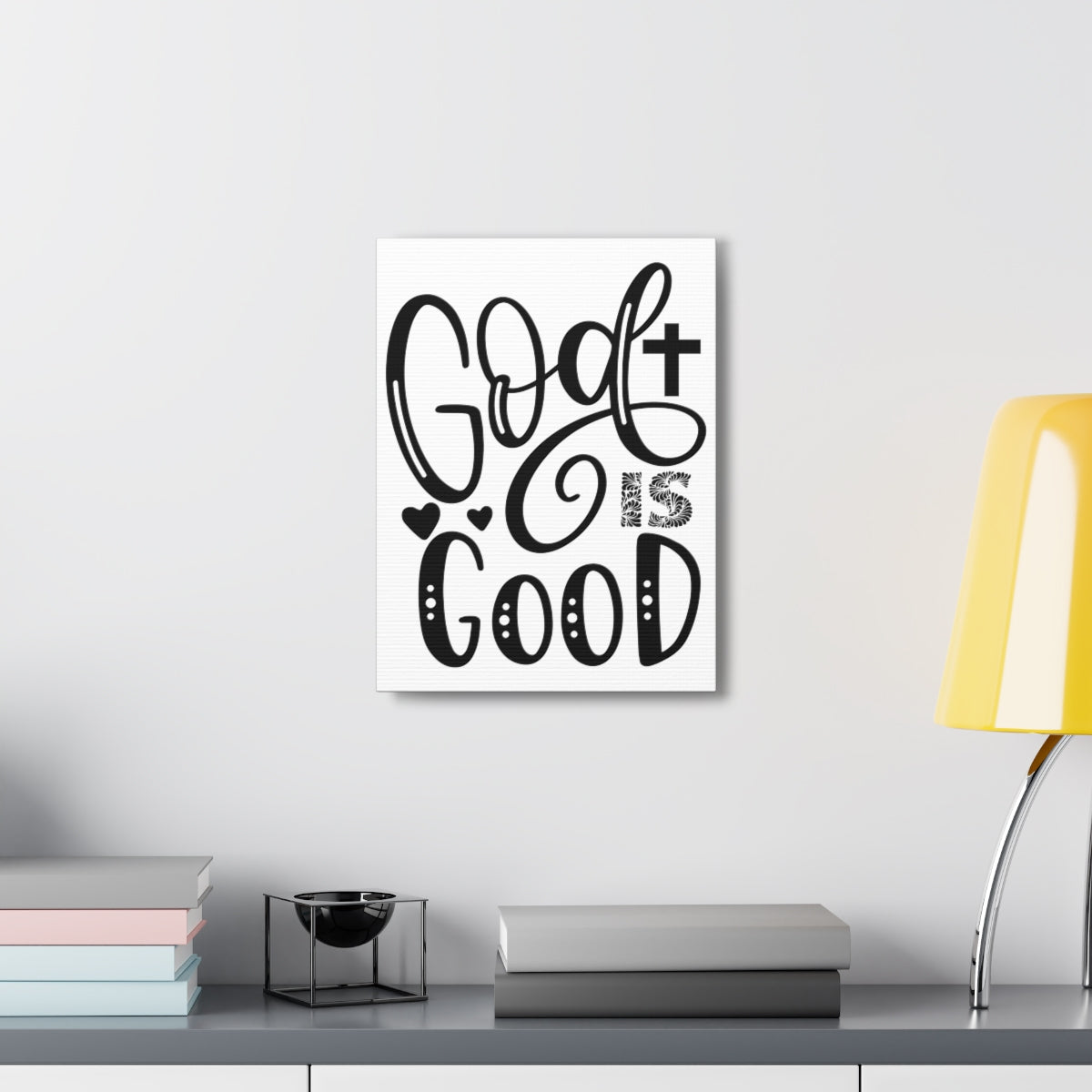 Scripture Walls God Is Good Psalm 34:8 Christian Wall Art Print Ready to Hang Unframed-Express Your Love Gifts