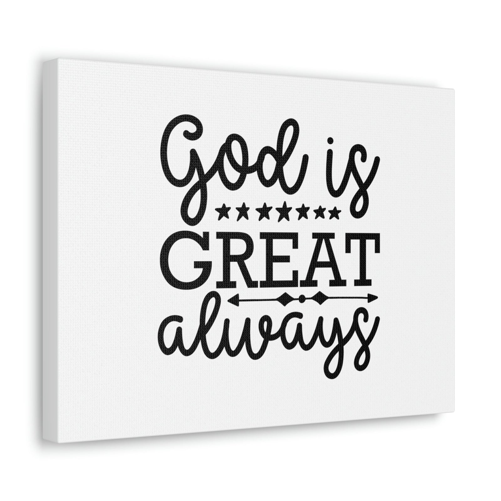 Scripture Walls God Is Great Always Psalm 23:4 Christian Wall Art Bible Verse Print Ready to Hang Unframed-Express Your Love Gifts