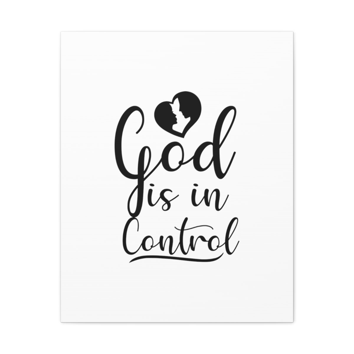 Scripture Walls God Is In Control Romans 8:38 Christian Wall Art Bible Verse Print Ready to Hang Unframed-Express Your Love Gifts