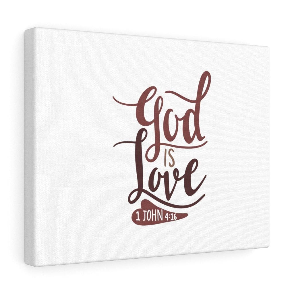 Scripture Walls God Is Love 1 John 4:16 Bible Verse Canvas Christian Wall Art Ready to Hang Unframed-Express Your Love Gifts