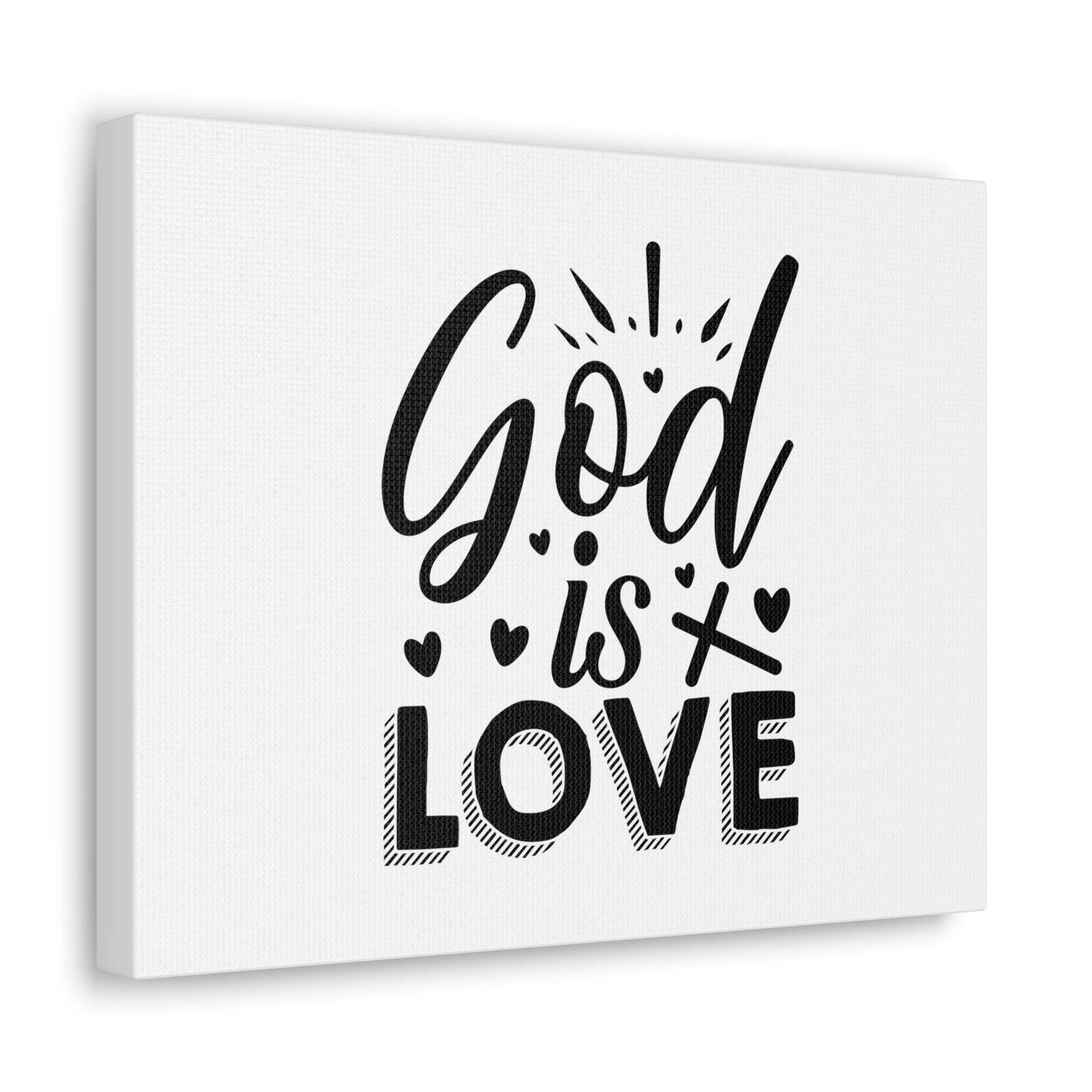 Scripture Walls God Is Love 1 John 4:16 Hearts Christian Wall Art Bible Verse Print Ready to Hang Unframed-Express Your Love Gifts
