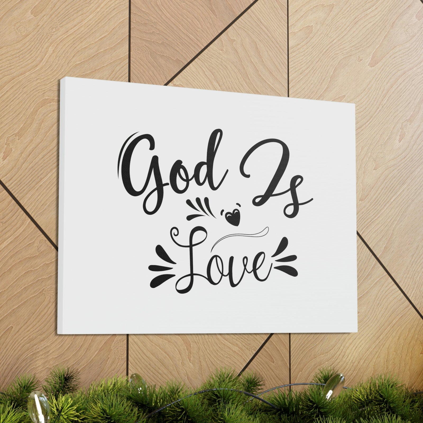Scripture Walls God Is Love 1 John 4:8 Beating Heart Christian Wall Art Bible Verse Print Ready to Hang Unframed-Express Your Love Gifts