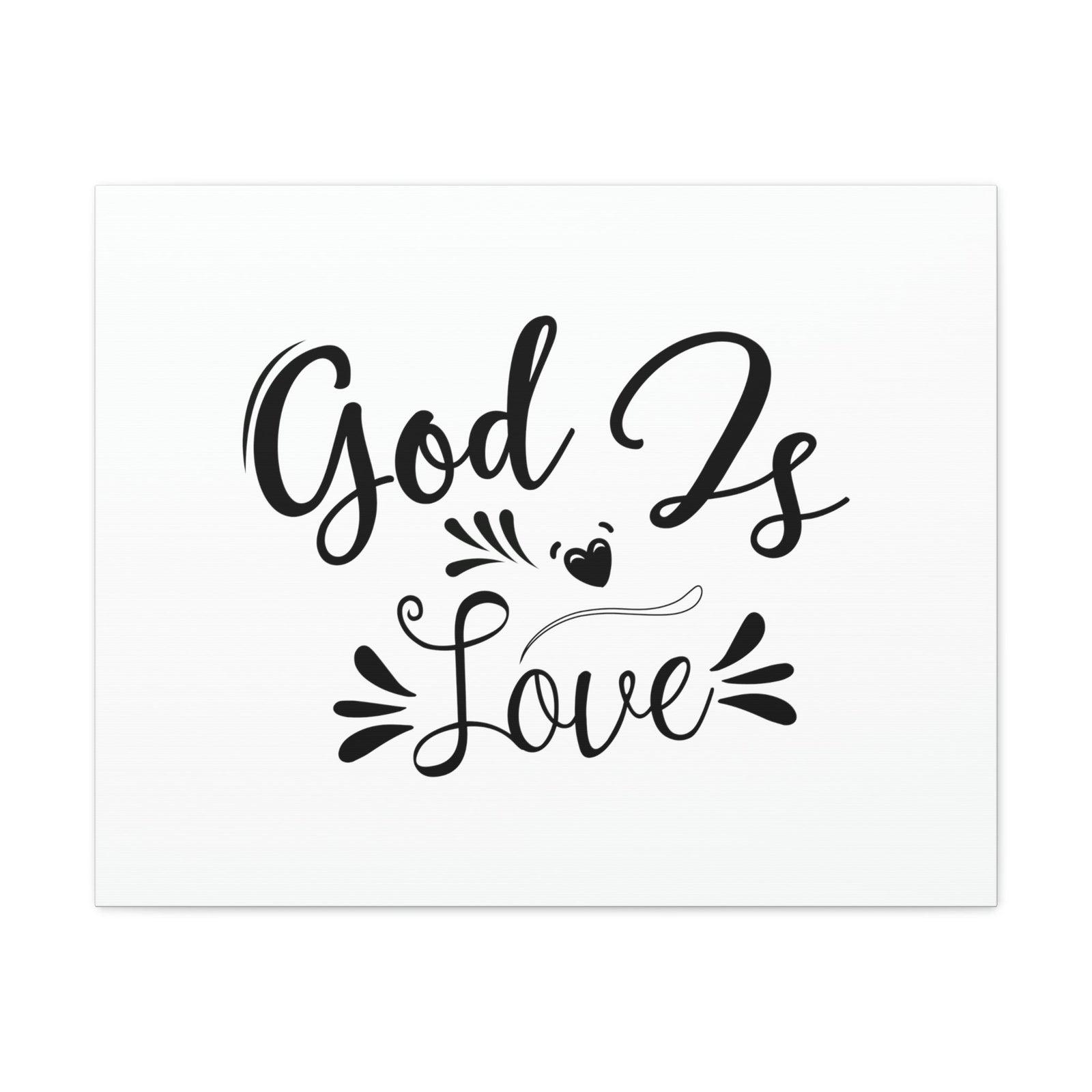 Scripture Walls God Is Love 1 John 4:8 Beating Heart Christian Wall Art Bible Verse Print Ready to Hang Unframed-Express Your Love Gifts