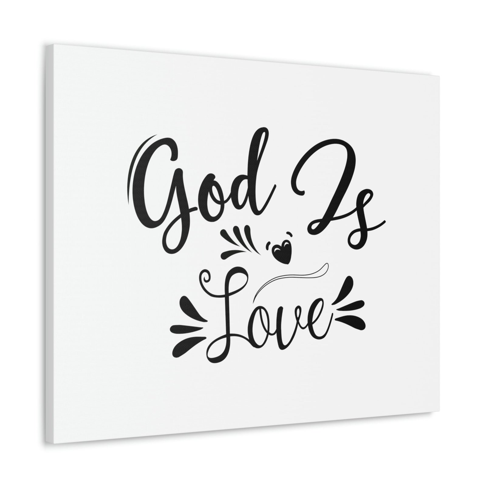 Scripture Walls God Is Love 1 John 4:8 Beating Heart Christian Wall Art Bible Verse Print Ready to Hang Unframed-Express Your Love Gifts