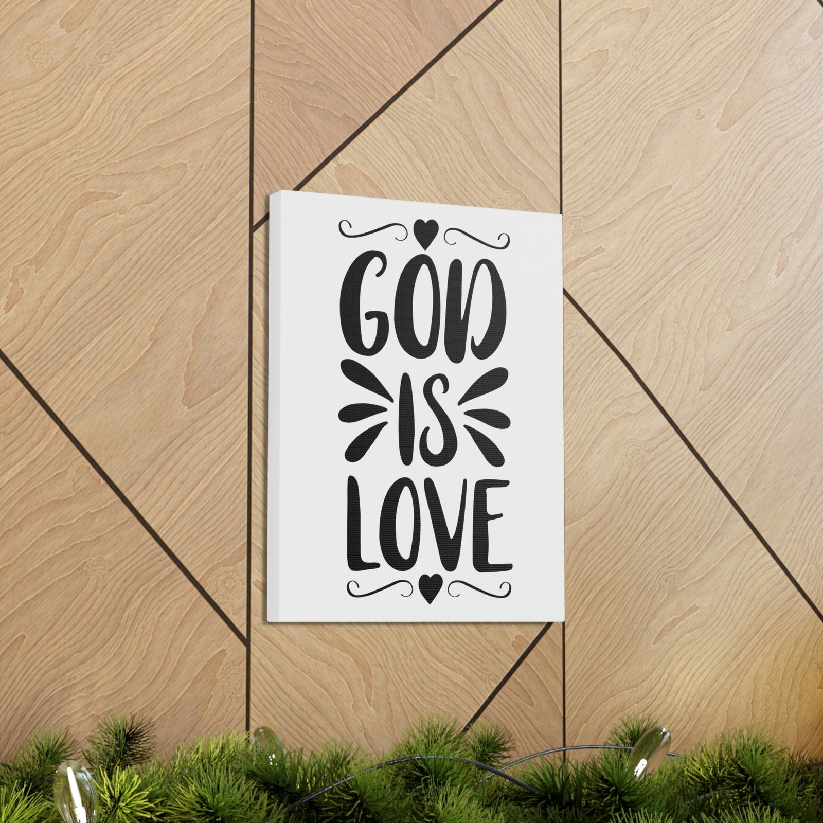 Scripture Walls God Is Love John 15:12 Christian Wall Art Print Ready to Hang Unframed-Express Your Love Gifts