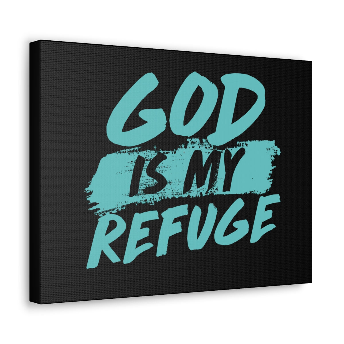Scripture Walls God Is My Refuge Psalm 46:1 Christian Wall Art Print Ready to Hang Unframed-Express Your Love Gifts