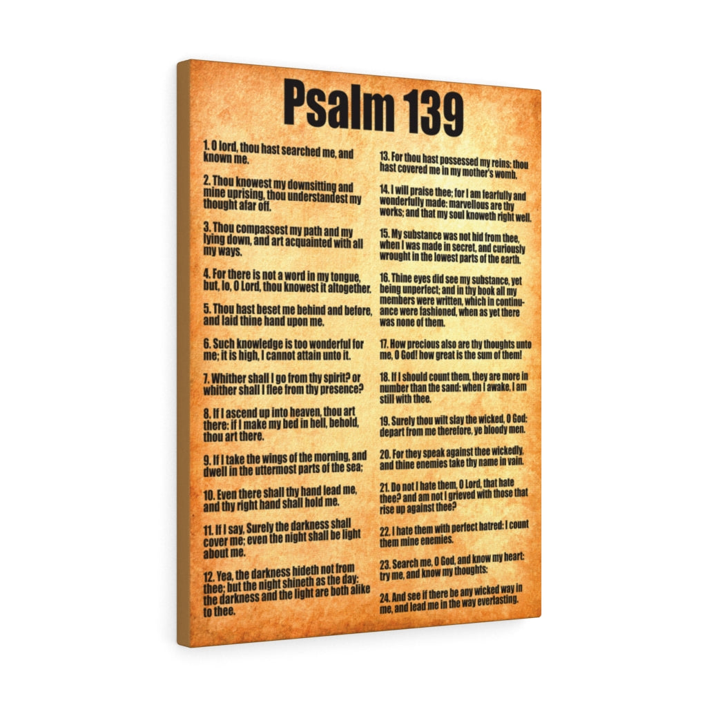 Scripture Walls God is With You Psalm 139 Bible Verse Canvas Christian Wall Art Ready to Hang Unframed-Express Your Love Gifts