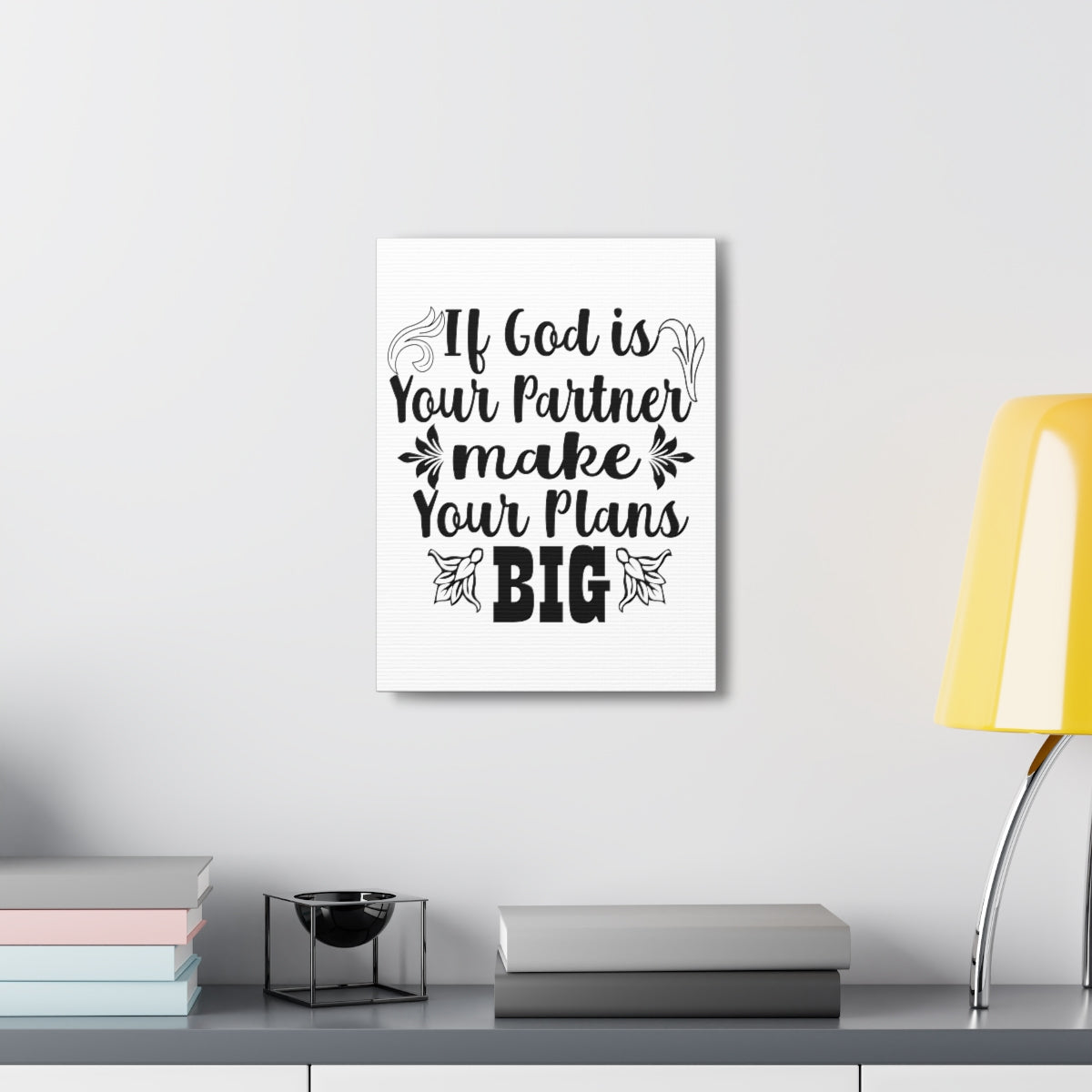 Scripture Walls God is Your Partner Jeremiah 29:11 Christian Wall Art Print Ready to Hang Unframed-Express Your Love Gifts