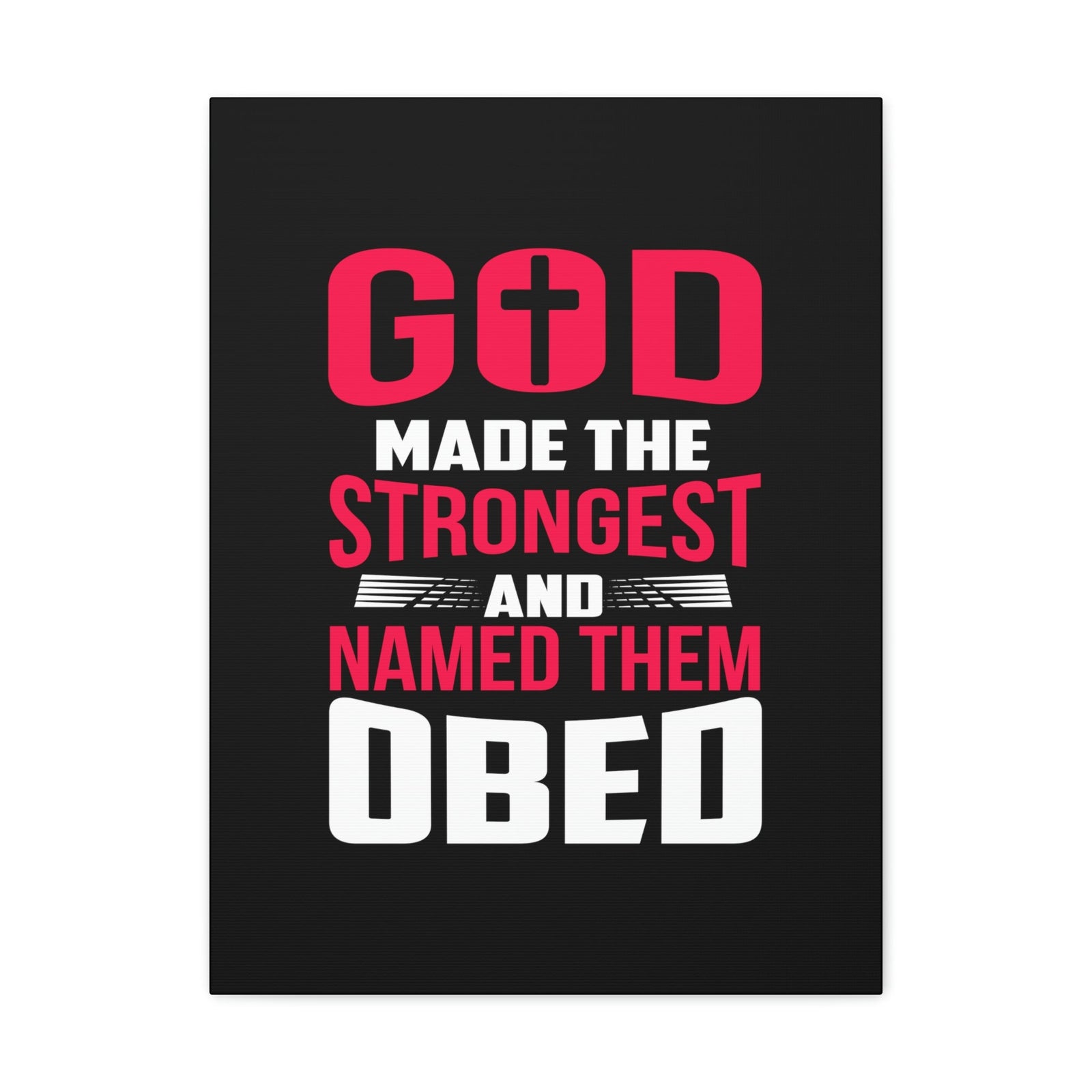 Scripture Walls God Made The Strongest Philippians 4:13 Christian Wall Art Bible Verse Print Ready to Hang Unframed-Express Your Love Gifts
