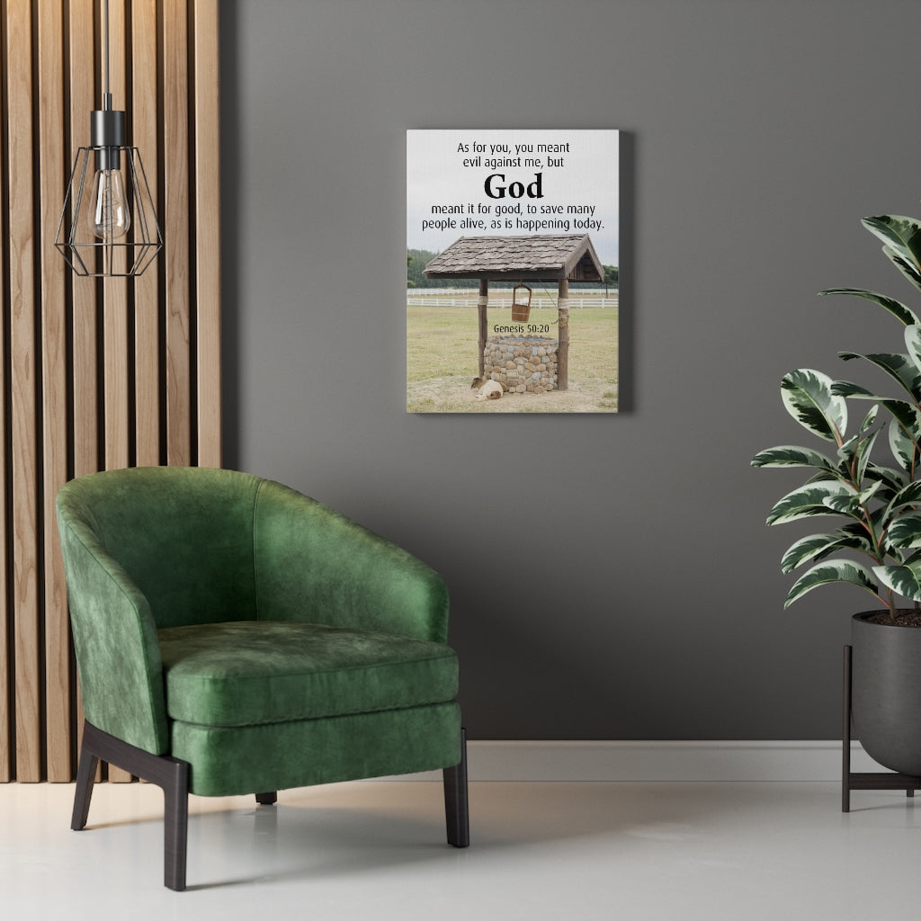 Scripture Walls God Meant It Genesis 50:20 Christian Home Decor Bible Art Unframed-Express Your Love Gifts