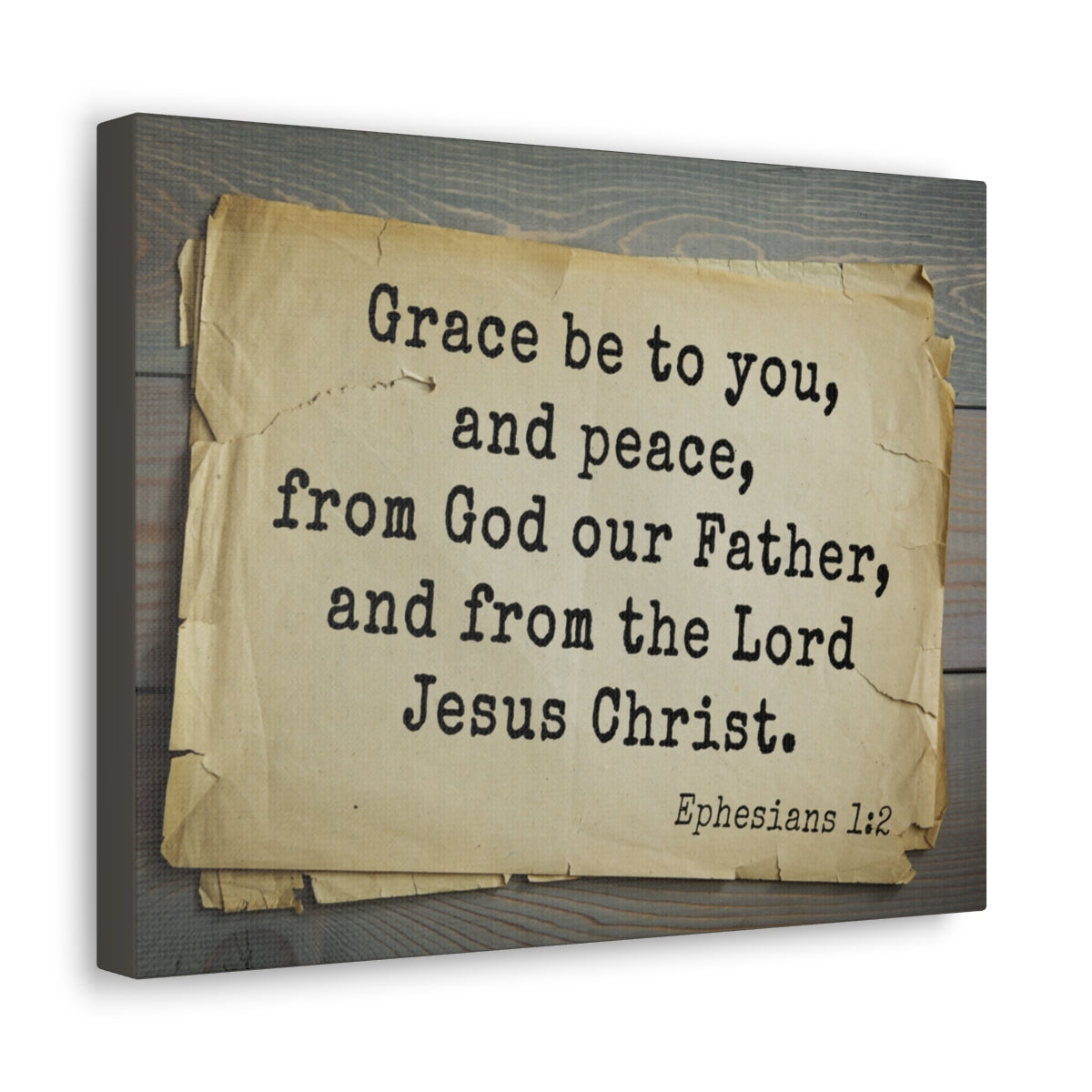 Scripture Walls God Our Father Ephesians 1:2 Bible Verse Canvas Christian Wall Art Bible Verse Print Ready To Hang Unframed-Express Your Love Gifts