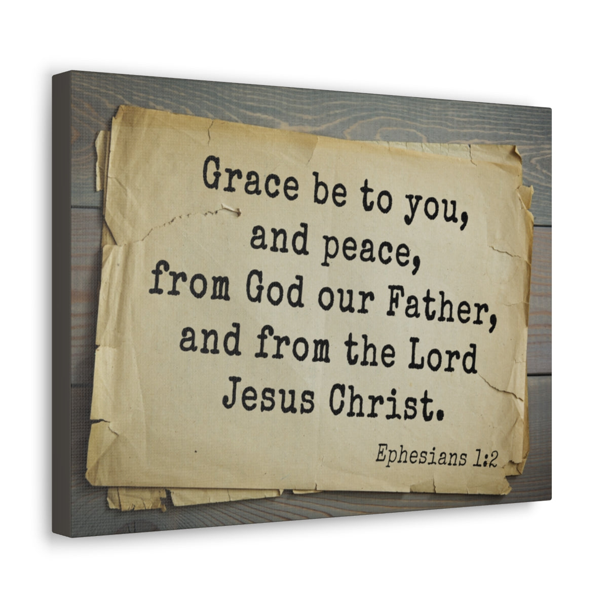 Scripture Walls God Our Father Ephesians 1:2 Bible Verse Canvas Christian Wall Art Bible Verse Print Ready To Hang Unframed-Express Your Love Gifts