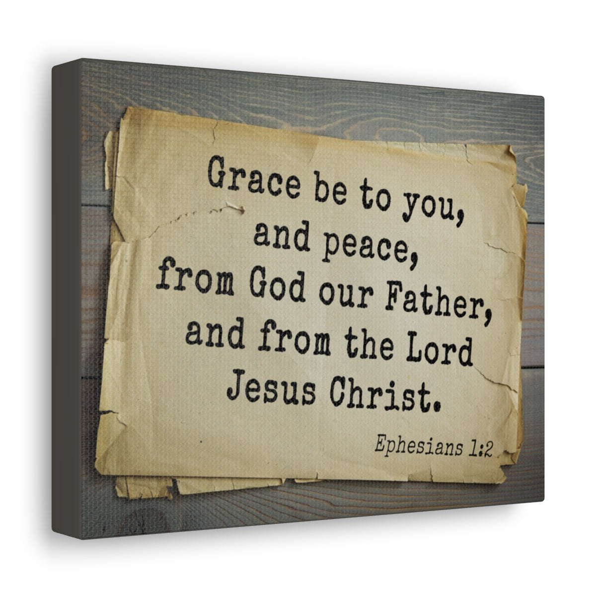 Scripture Walls God Our Father Ephesians 1:2 Bible Verse Canvas Christian Wall Art Bible Verse Print Ready To Hang Unframed-Express Your Love Gifts