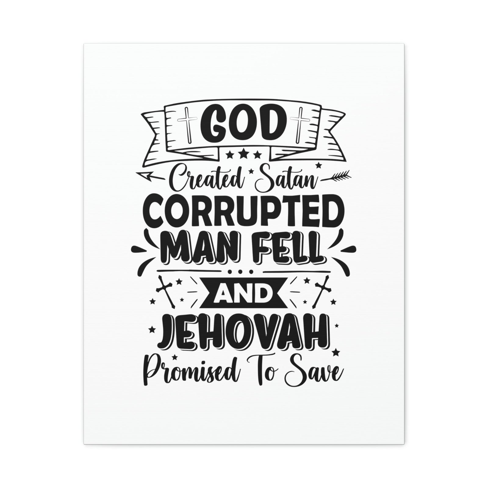 Scripture Walls God Promised To Save 1 John 1:9 Christian Wall Art Bible Verse Print Ready to Hang Unframed-Express Your Love Gifts