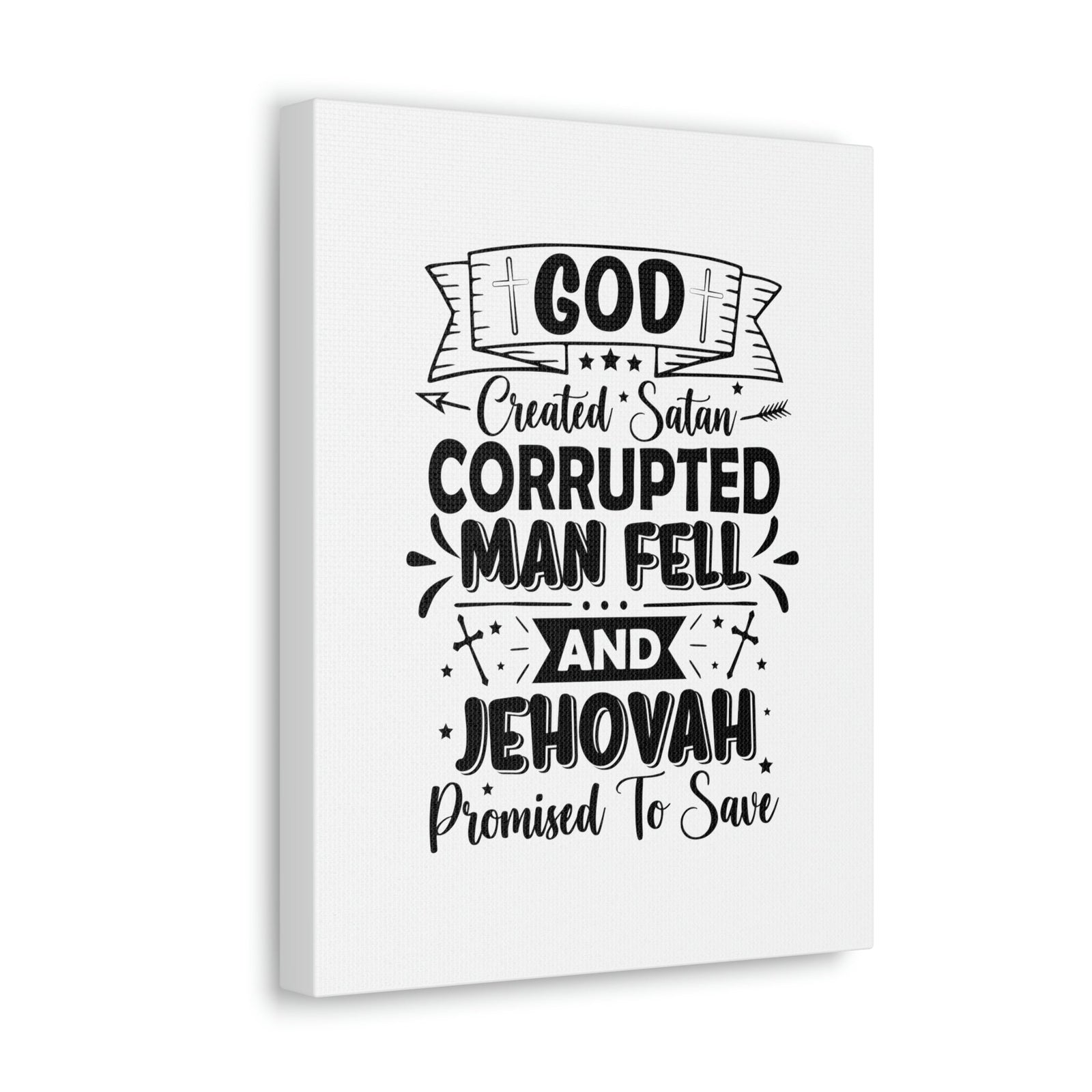 Scripture Walls God Promised To Save 1 John 1:9 Christian Wall Art Bible Verse Print Ready to Hang Unframed-Express Your Love Gifts