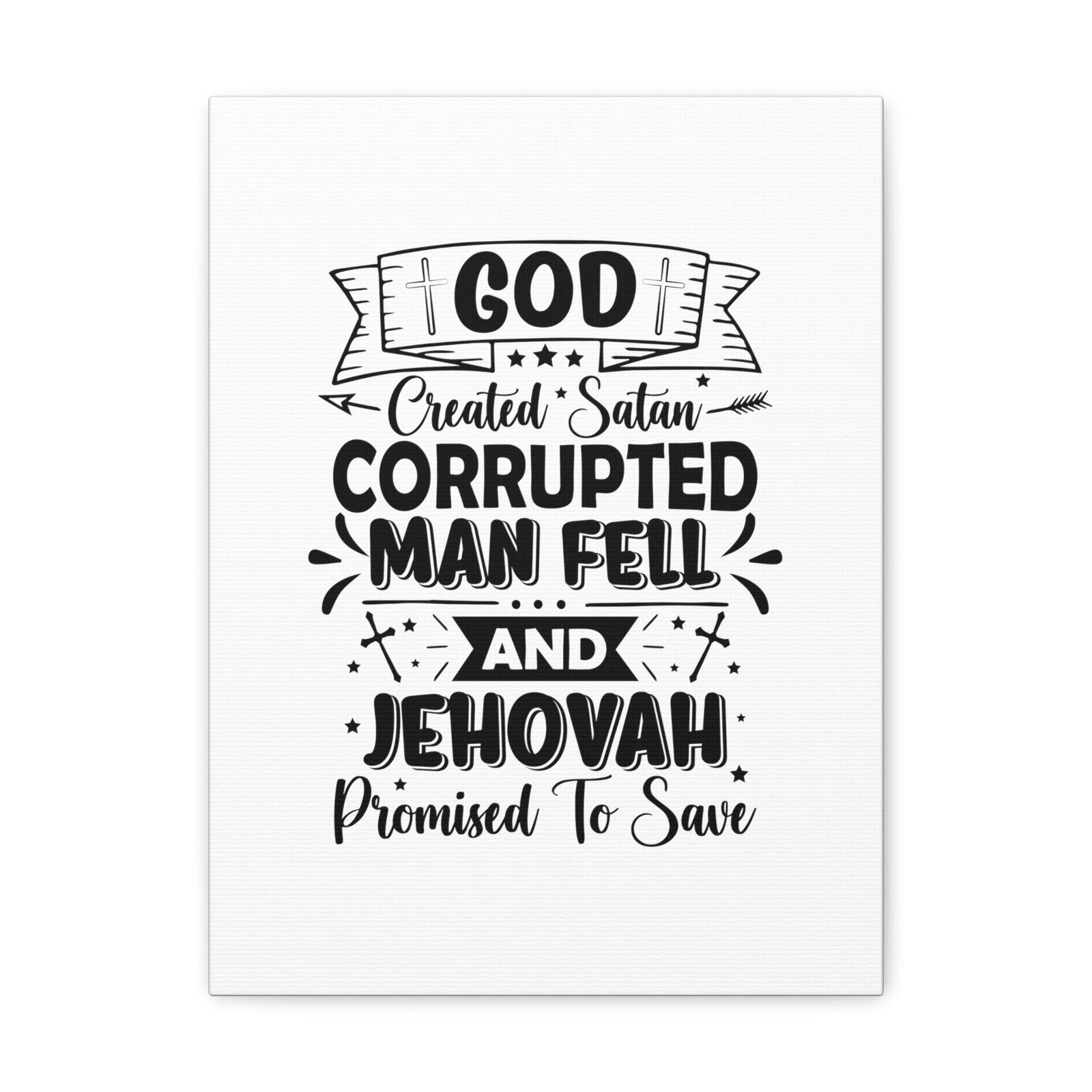 Scripture Walls God Promised To Save 1 John 1:9 Christian Wall Art Bible Verse Print Ready to Hang Unframed-Express Your Love Gifts