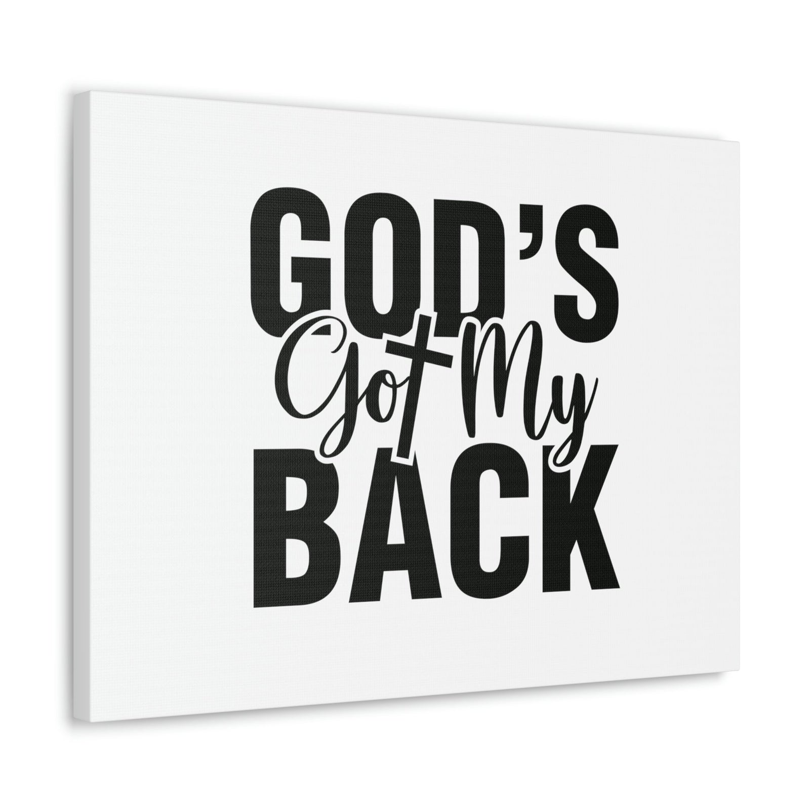 Scripture Walls God's Got My Back Jeremiah 29:11 Christian Wall Art Bible Verse Print Ready to Hang Unframed-Express Your Love Gifts
