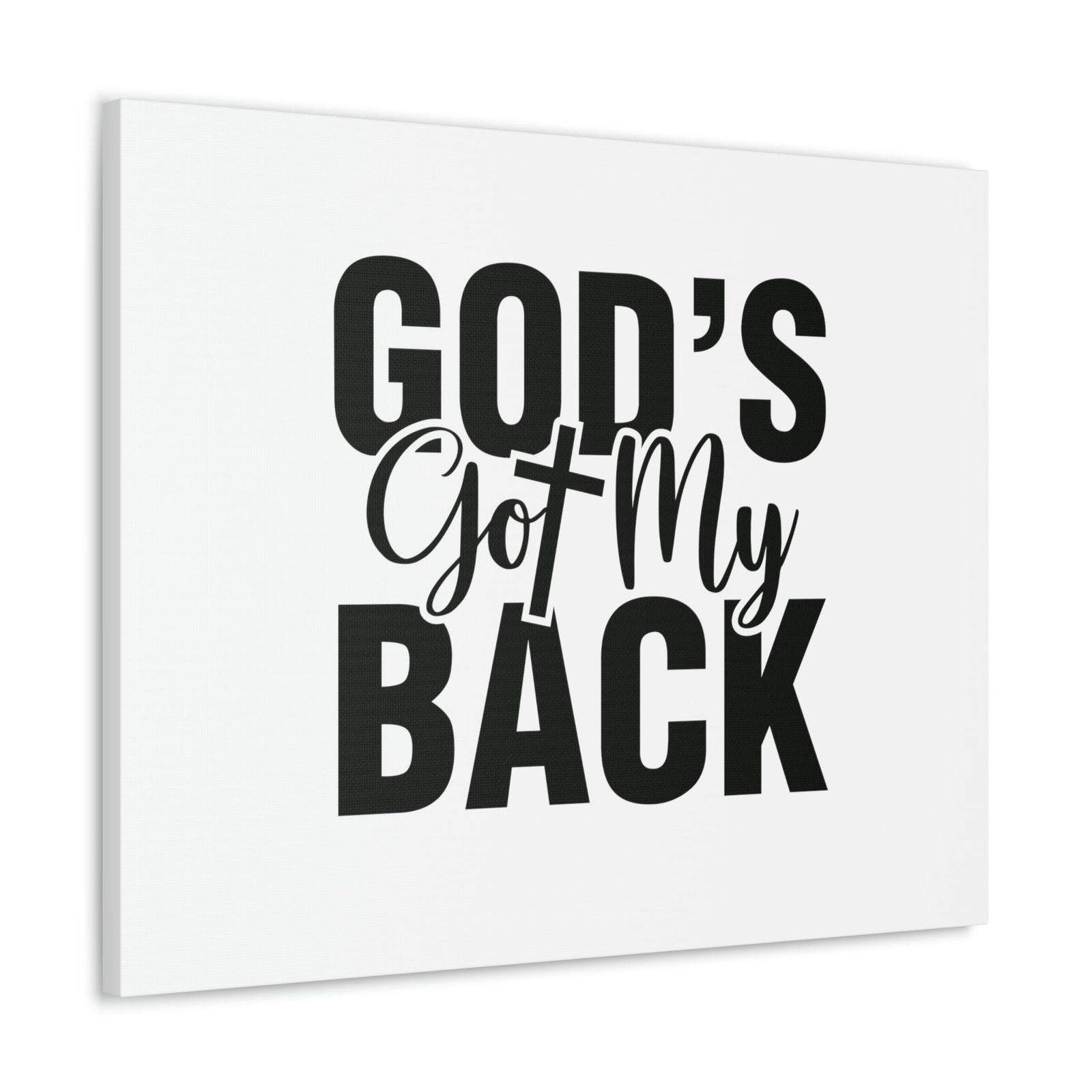 Scripture Walls God's Got My Back Jeremiah 29:11 Christian Wall Art Bible Verse Print Ready to Hang Unframed-Express Your Love Gifts
