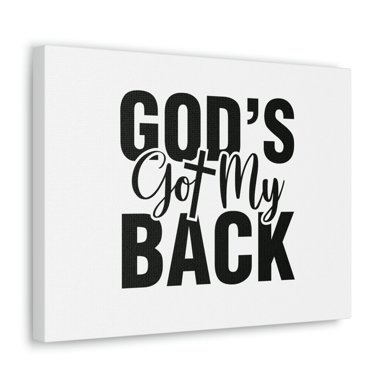 Scripture Walls God's Got My Back Jeremiah 29:11 Christian Wall Art Bible Verse Print Ready to Hang Unframed-Express Your Love Gifts
