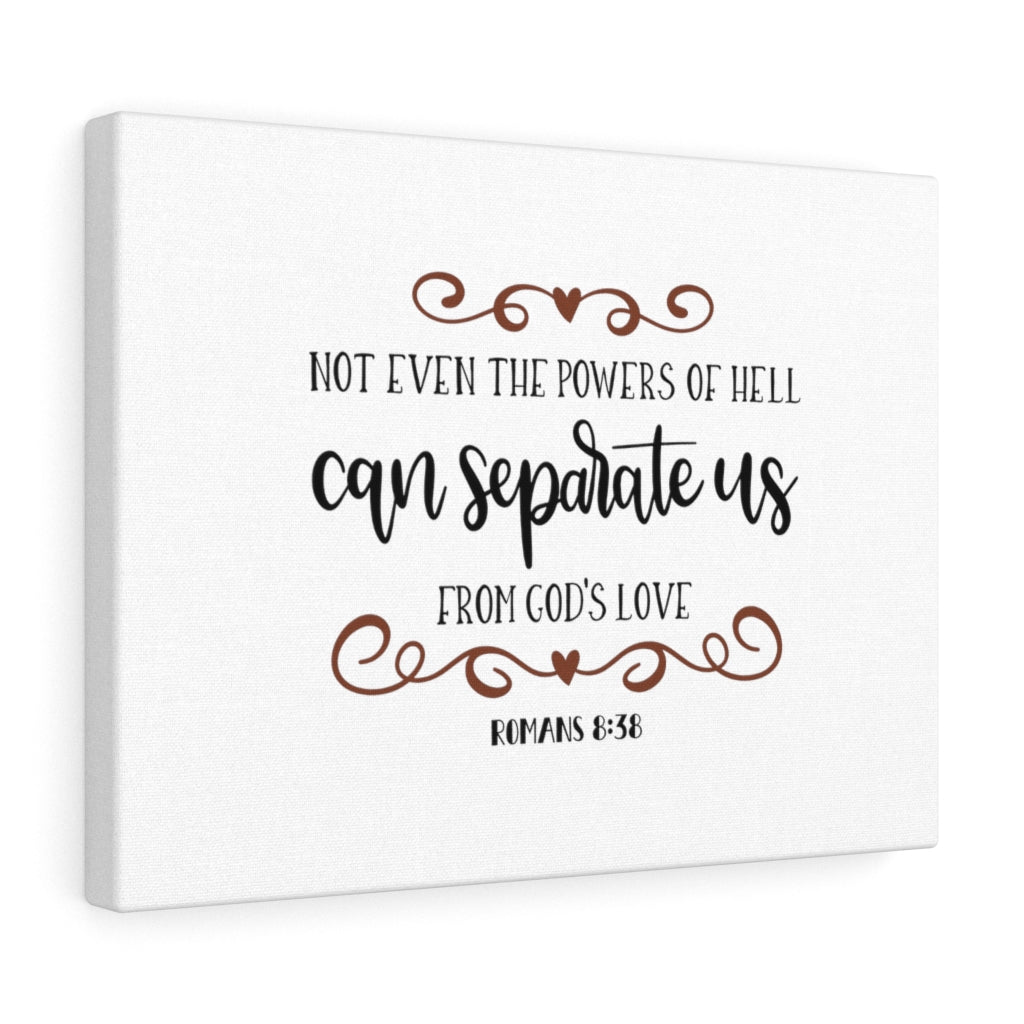 Scripture Walls God's Love Romans 8:38 Bible Verse Canvas Christian Wall Art Ready to Hang Unframed-Express Your Love Gifts