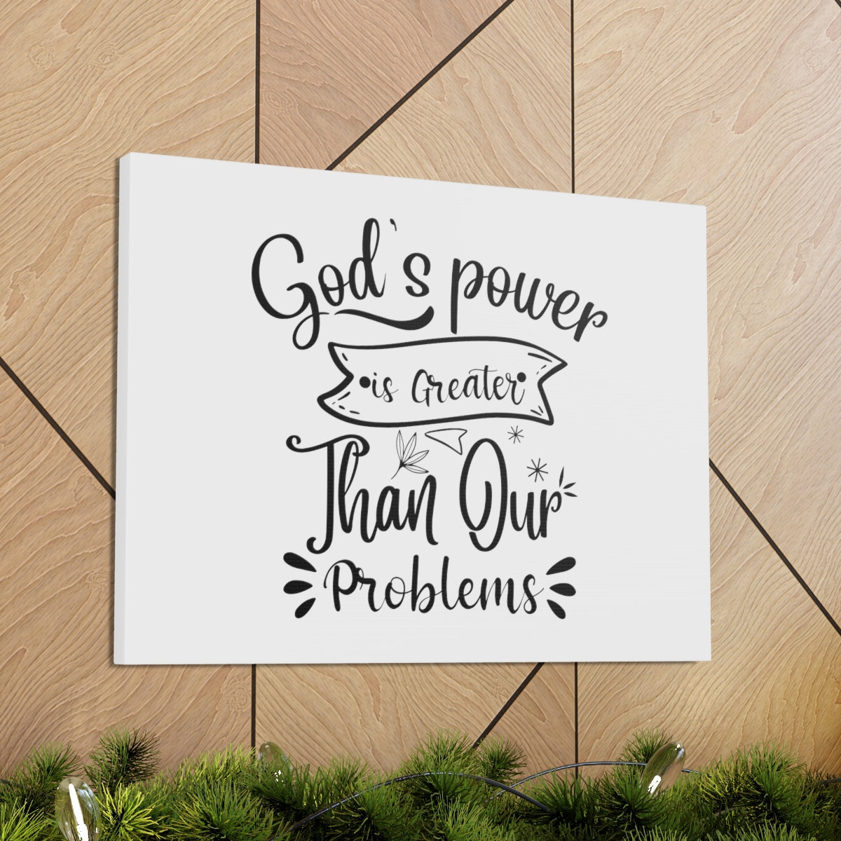 Scripture Walls God's Power Philippians 4:13 Christian Wall Art Bible Verse Print Ready to Hang Unframed-Express Your Love Gifts