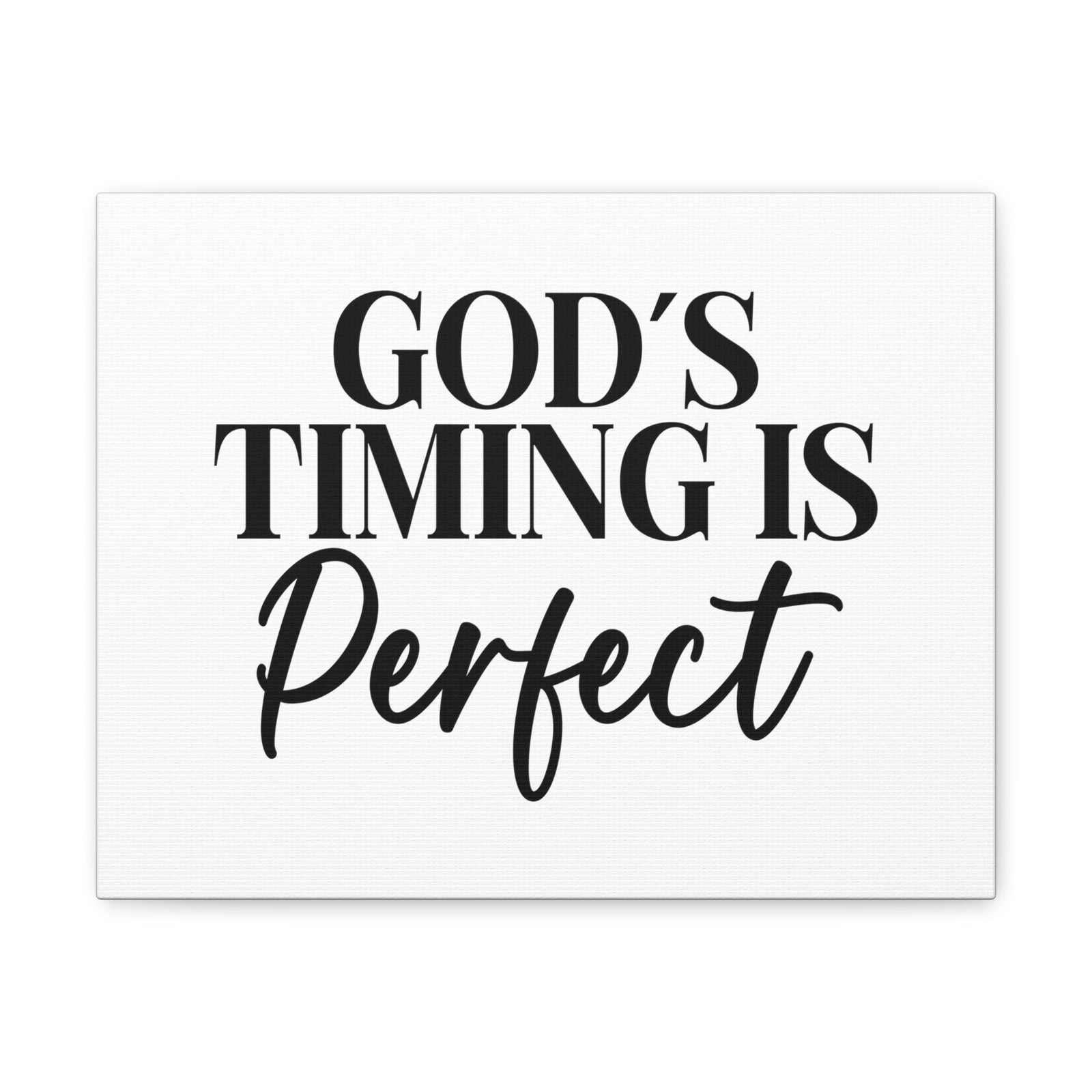 Scripture Walls God's Timing Is Perfect Ecclesiastes 3:1 Christian Wall Art Bible Verse Print Ready to Hang Unframed-Express Your Love Gifts