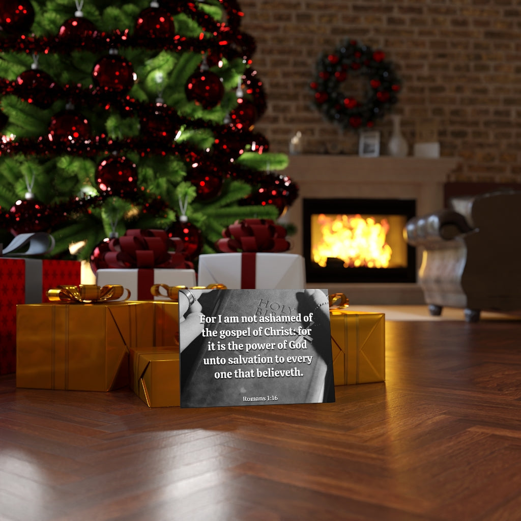 Scripture Walls God Unto Salvation Romans 1:16 Bible Verse Canvas Christian Wall Art Ready to Hang Unframed-Express Your Love Gifts