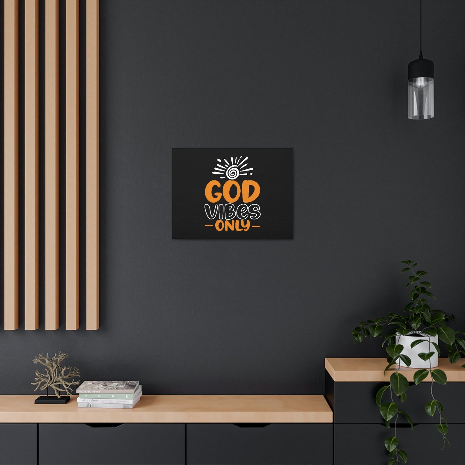 Scripture Walls God Vibes Only John 14:27 White Sun Christian Wall Art Bible Verse Print Ready to Hang Unframed-Express Your Love Gifts