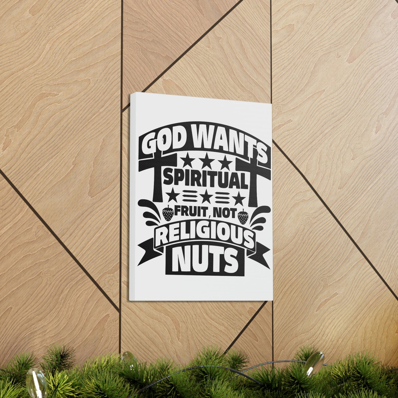 Scripture Walls God Wants Spiritual Fruit Galatians 5:22-23 Christian Wall Art Bible Verse Print Ready to Hang Unframed-Express Your Love Gifts