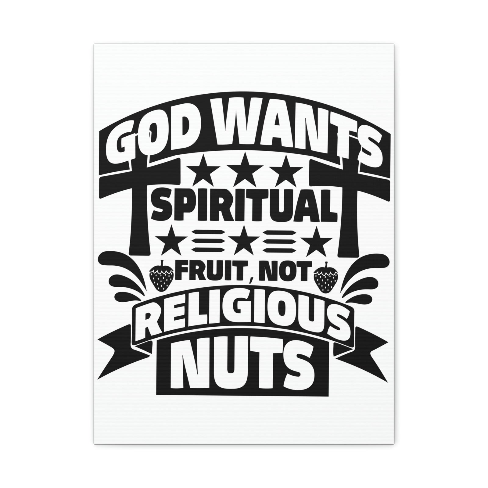 Scripture Walls God Wants Spiritual Fruit Galatians 5:22-23 Christian Wall Art Bible Verse Print Ready to Hang Unframed-Express Your Love Gifts