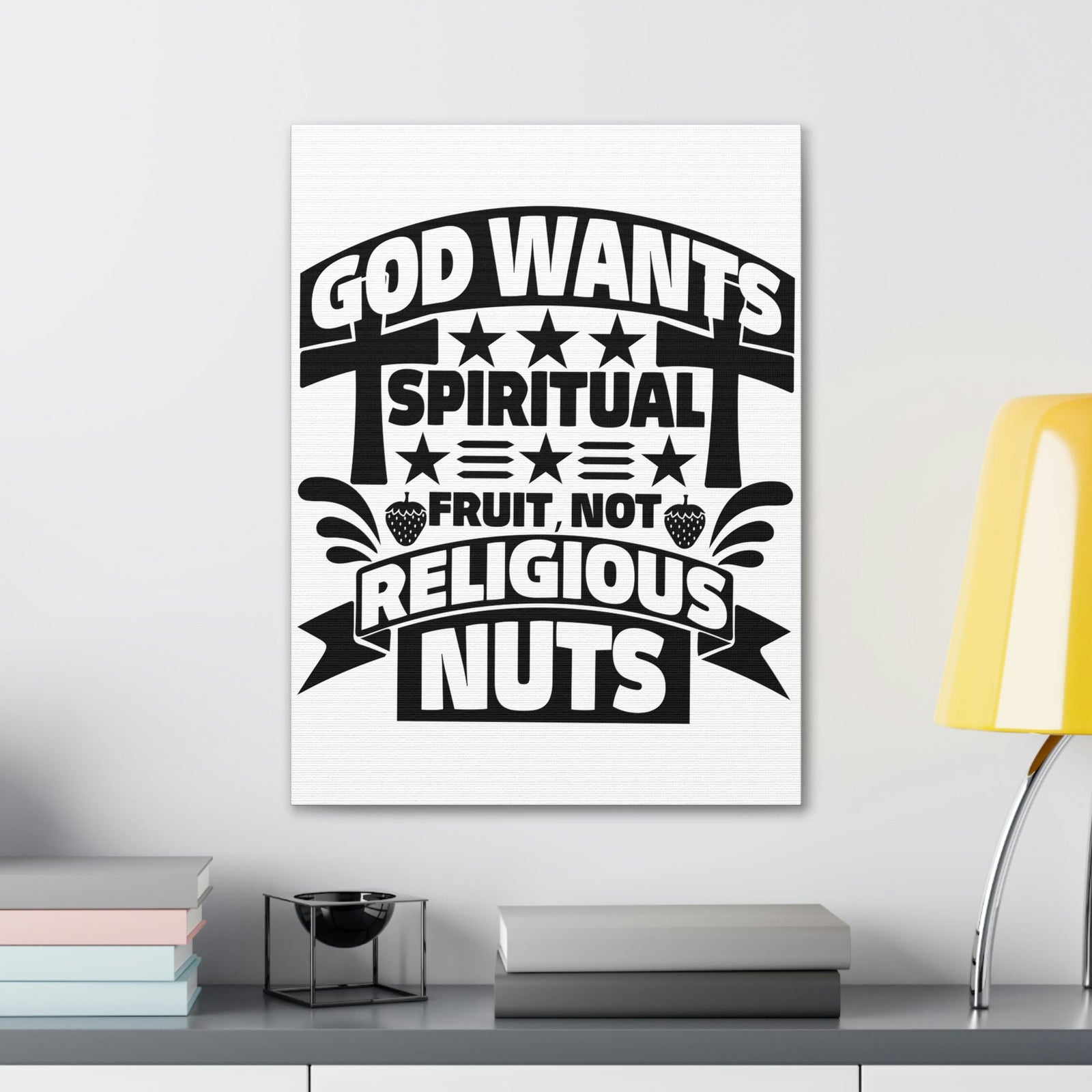 Scripture Walls God Wants Spiritual Fruit Galatians 5:22-23 Christian Wall Art Bible Verse Print Ready to Hang Unframed-Express Your Love Gifts