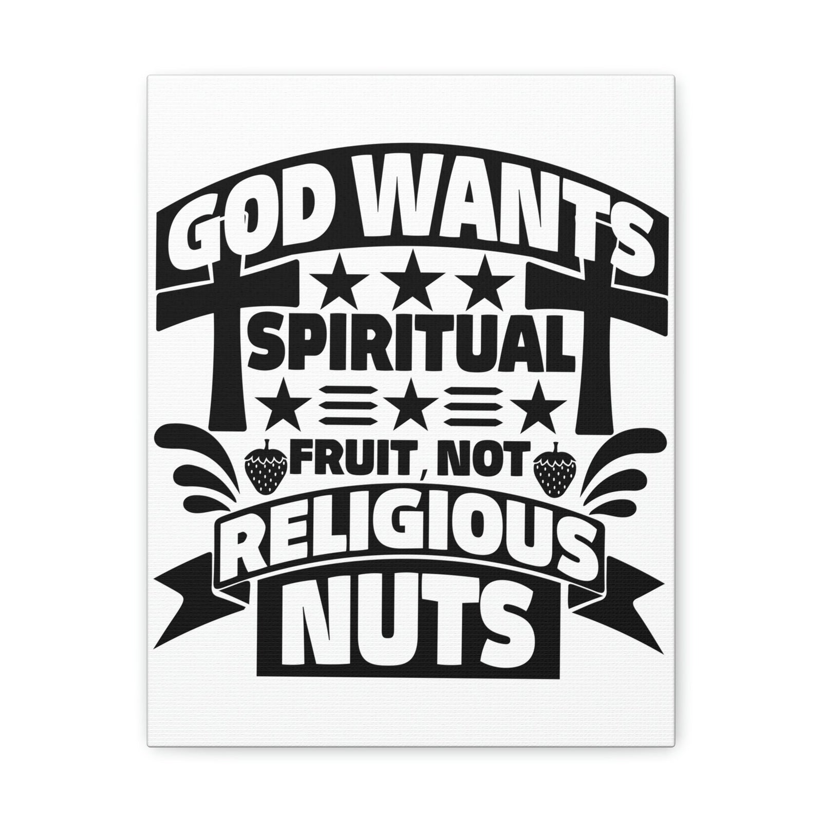 Scripture Walls God Wants Spiritual Fruit Galatians 5:22-23 Christian Wall Art Bible Verse Print Ready to Hang Unframed-Express Your Love Gifts