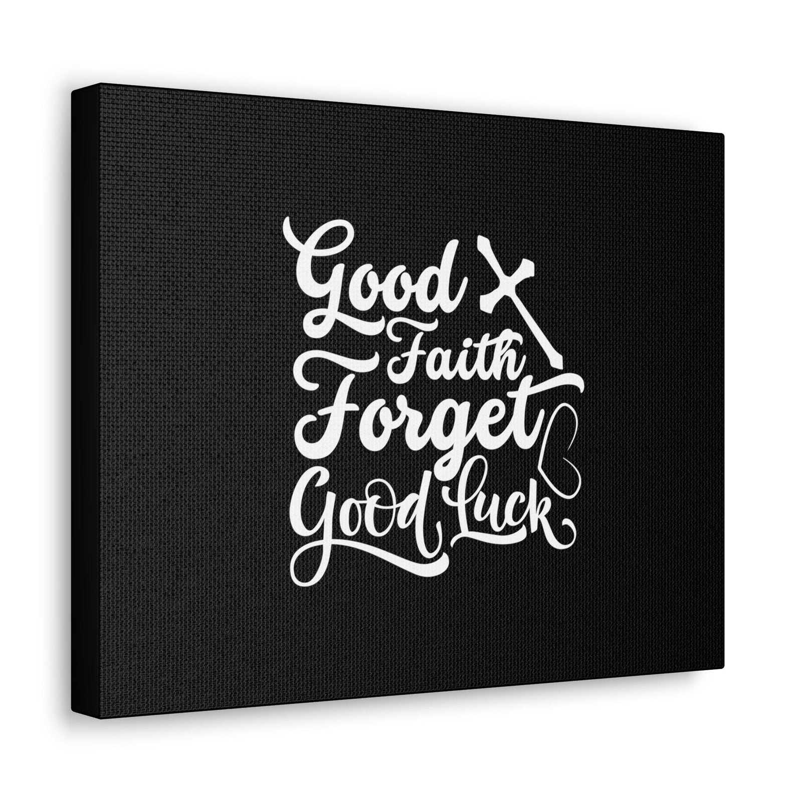 Scripture Walls Good Faith Forget Hebrews 11:1 Black Christian Wall Art Bible Verse Print Ready to Hang Unframed-Express Your Love Gifts