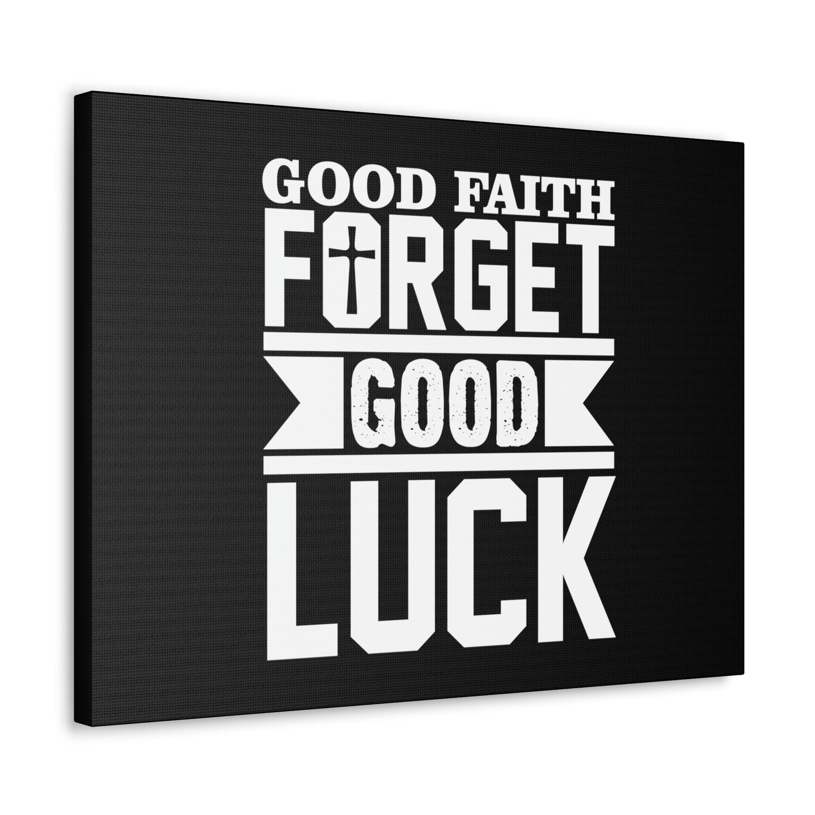 Scripture Walls Good Faith Hebrews 11:1 Cross Black Christian Wall Art Bible Verse Print Ready to Hang Unframed-Express Your Love Gifts