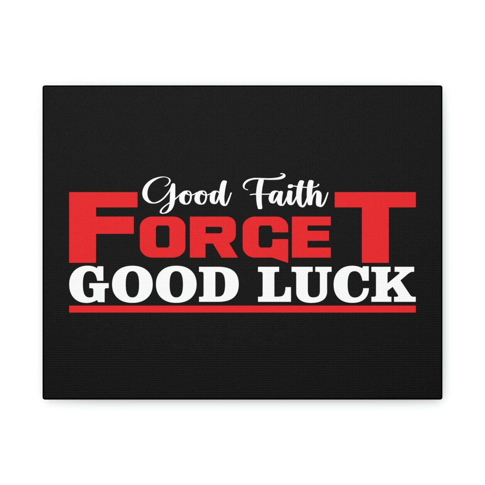 Scripture Walls Good Faith Hebrews 11:1 Red Black Christian Wall Art Bible Verse Print Ready to Hang Unframed-Express Your Love Gifts