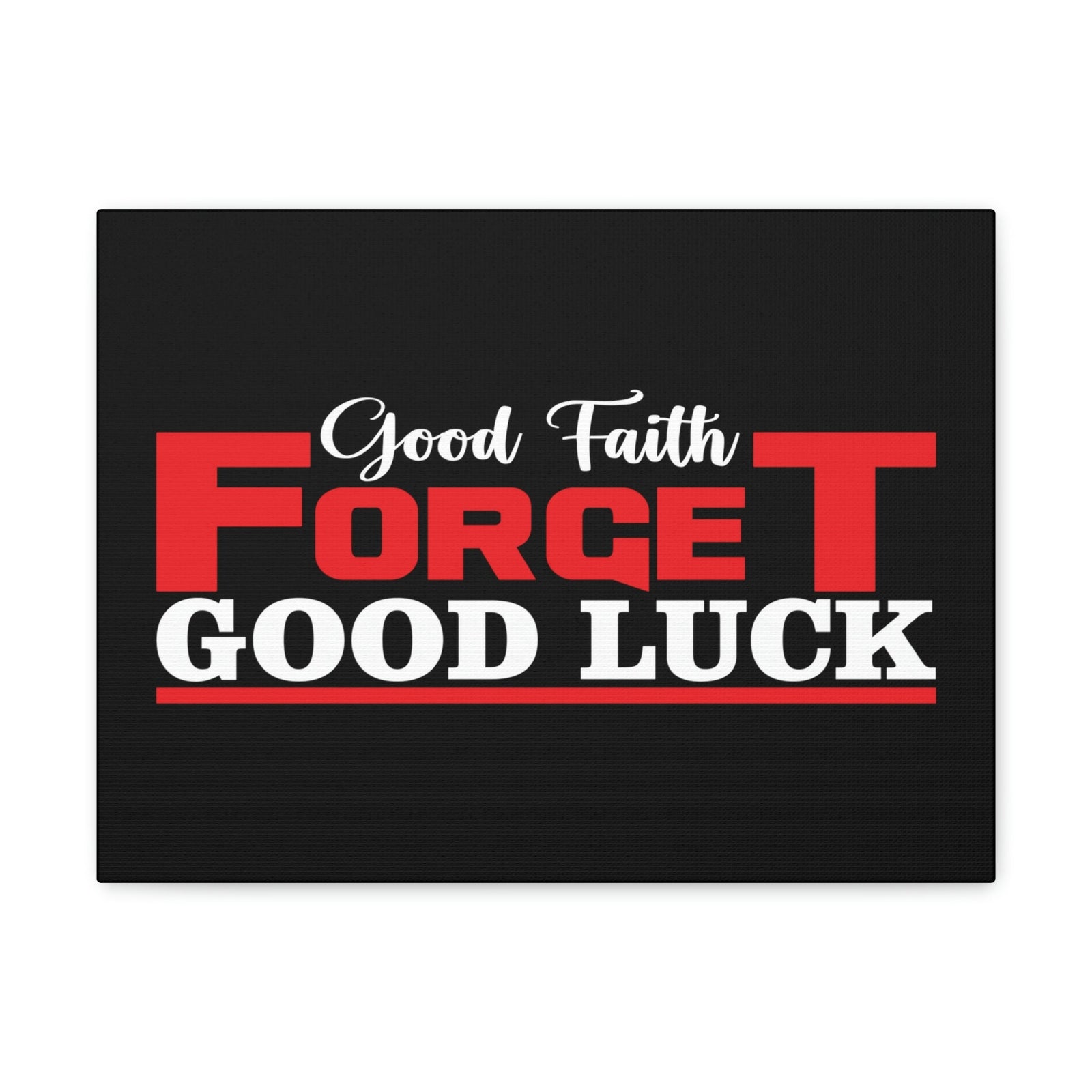 Scripture Walls Good Faith Hebrews 11:1 Red Black Christian Wall Art Bible Verse Print Ready to Hang Unframed-Express Your Love Gifts