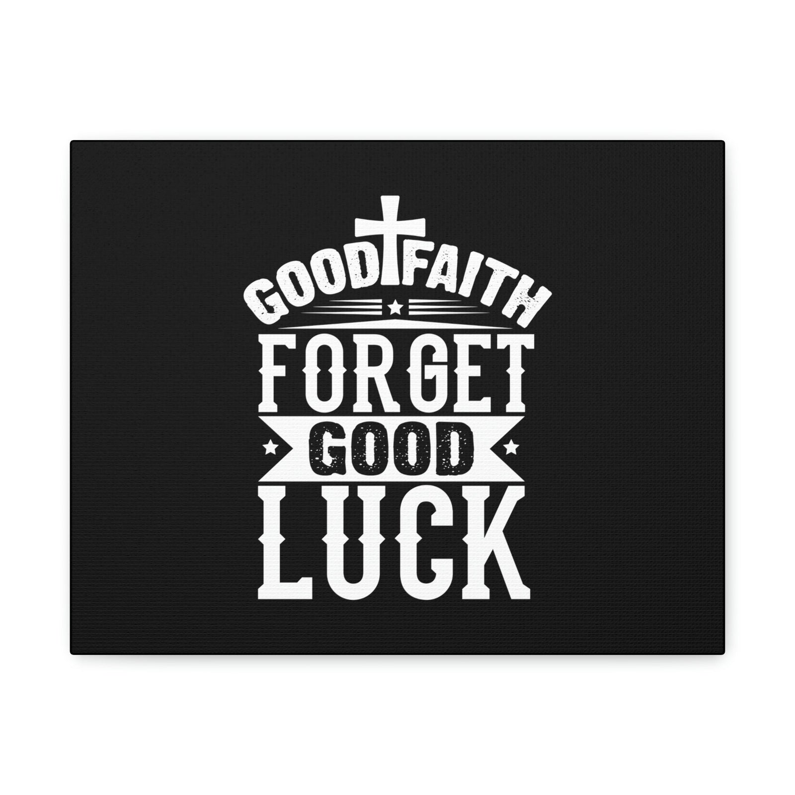 Scripture Walls Good Faith Hebrews 11:1 White Cross Christian Wall Art Bible Verse Print Ready to Hang Unframed-Express Your Love Gifts
