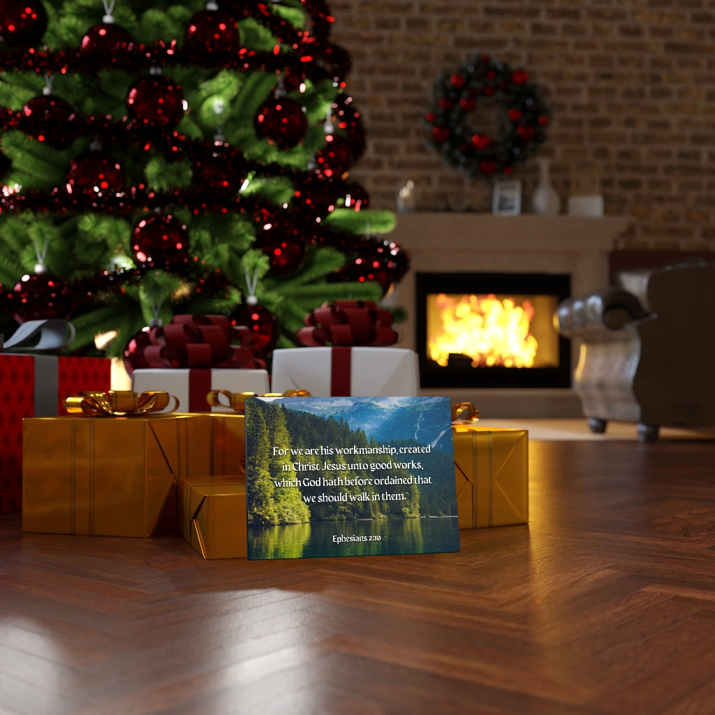 Scripture Walls Good Works Ephesians 2:10 Bible Verse Canvas Christian Wall Art Ready to Hang Unframed-Express Your Love Gifts