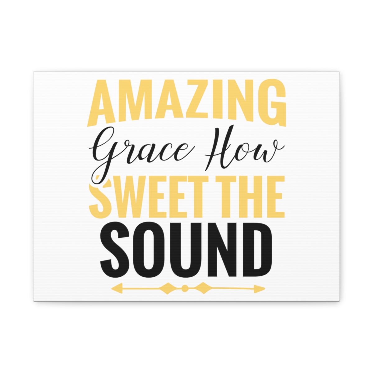 Scripture Walls Grace How Sweet 1 Corinthians 15:10 Christian Wall Art Print Ready to Hang Unframed-Express Your Love Gifts