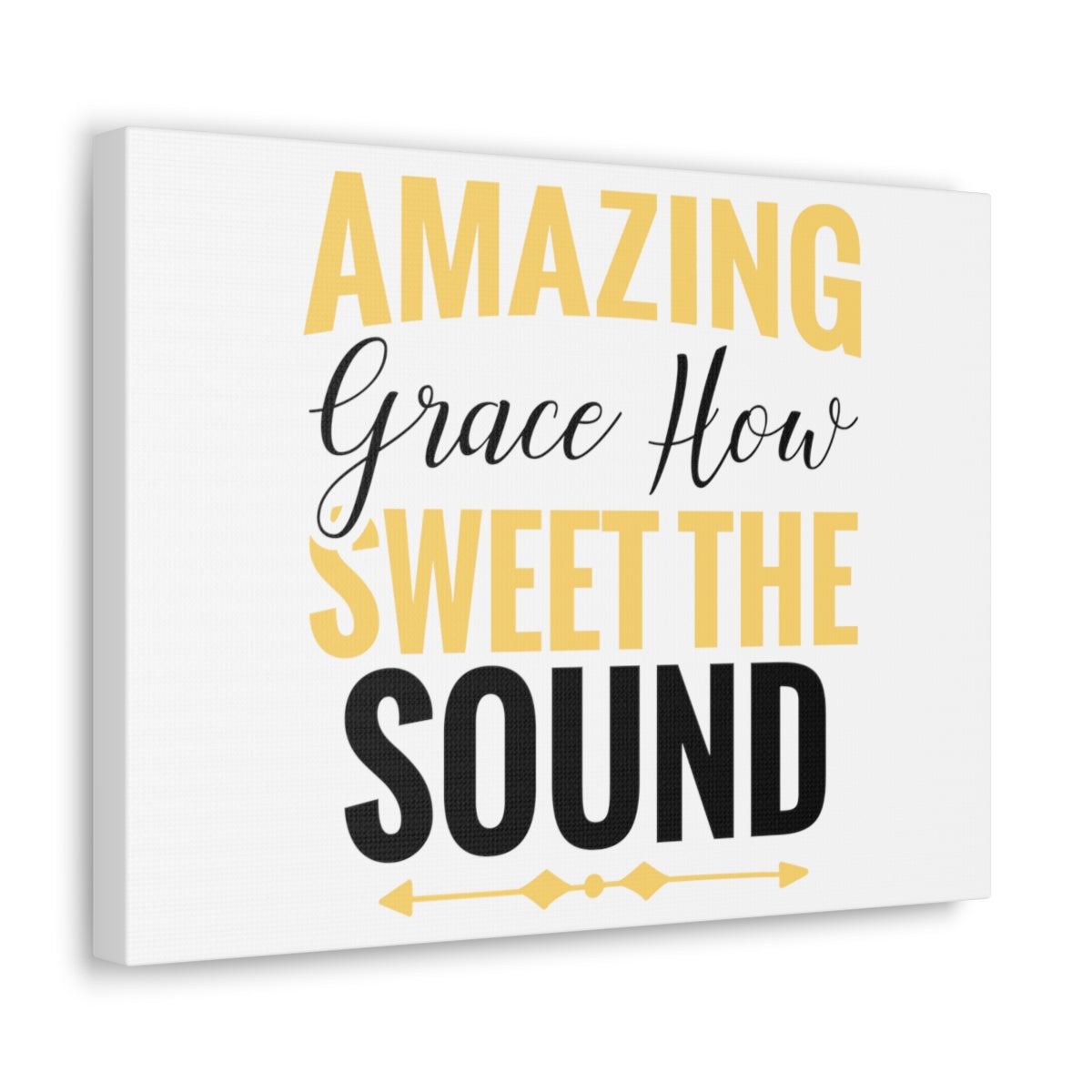 Scripture Walls Grace How Sweet 1 Corinthians 15:10 Christian Wall Art Print Ready to Hang Unframed-Express Your Love Gifts