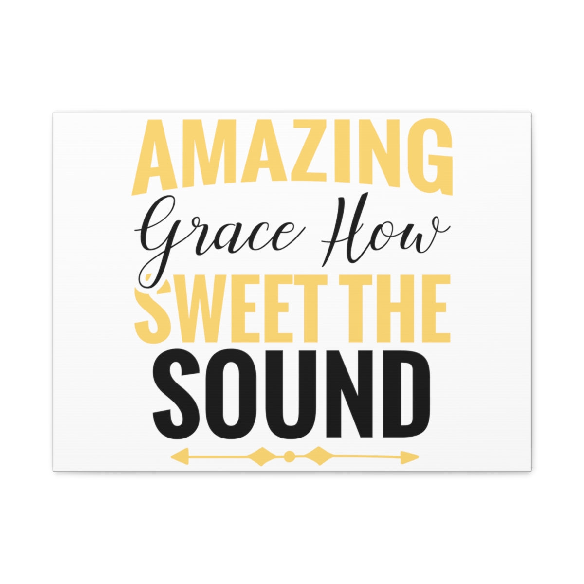 Scripture Walls Grace How Sweet 1 Corinthians 15:10 Christian Wall Art Print Ready to Hang Unframed-Express Your Love Gifts